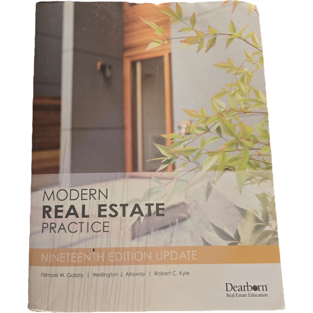 Modern Real Estate Practice 19th Edition Update Textbook Dearborn Education